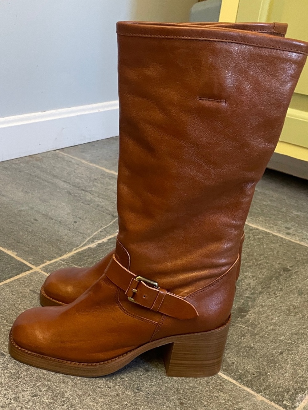 NWT Zinda Made in Spain Leather Boots Brand New, size 37 EU
